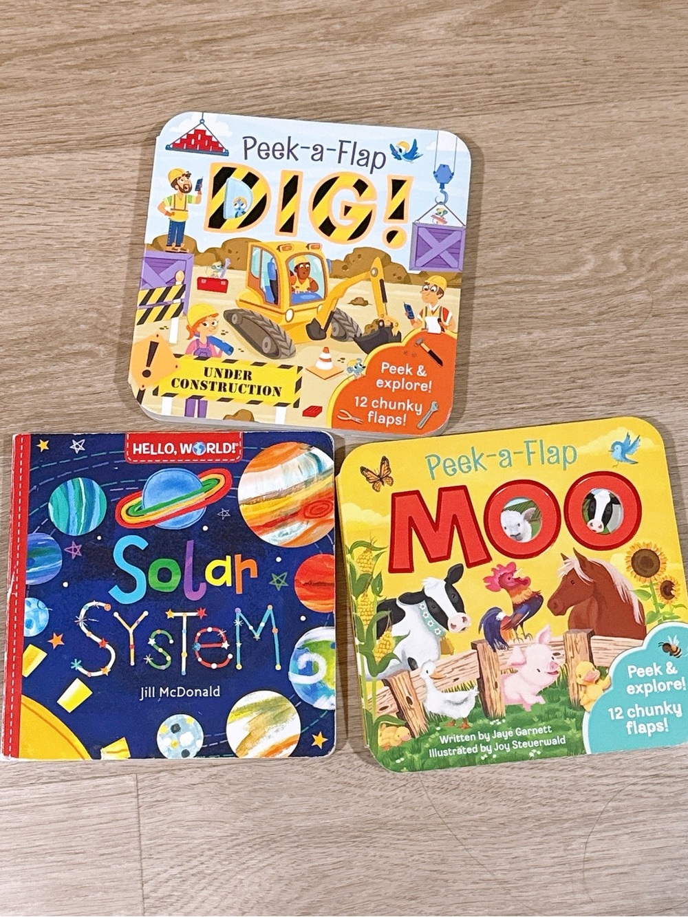MOO! Board Book - Yellow Farm Animals